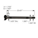 CAMSHAFT RH  122.282013.04  2210F6870 E14825