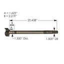 CAMSHAFT LH   123.282014.01   	R607181