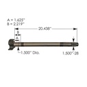 CAMSHAFT RH 123.282014.02   R607182