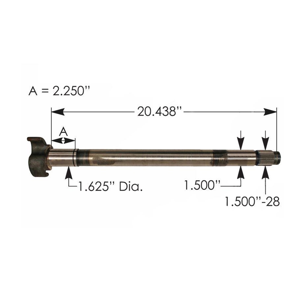 CAMSHAFT LH 123.282014.03   R607229 E9733
