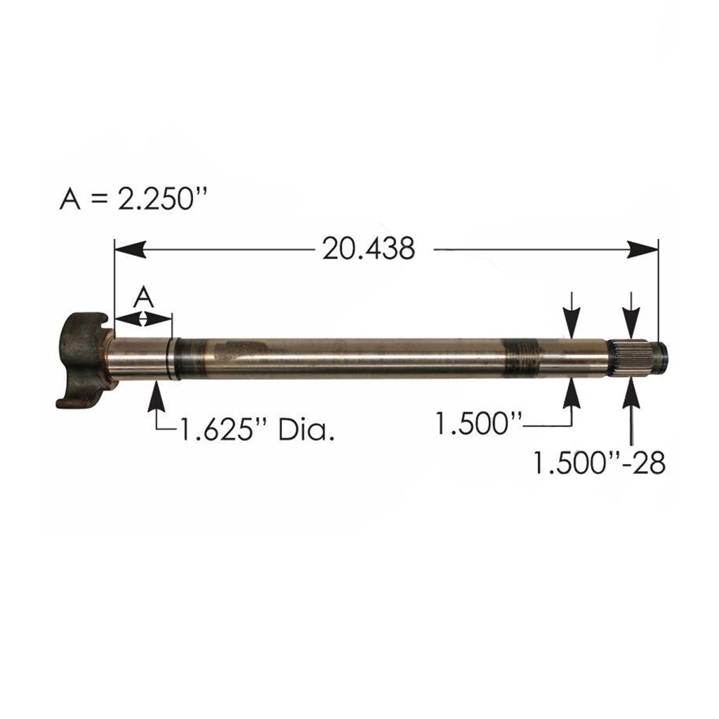 CAMSHAFT RH 123.282014.04    R607230 E9734