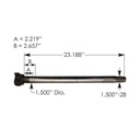 CAMSHAFT LH 123.282306.01   R607253