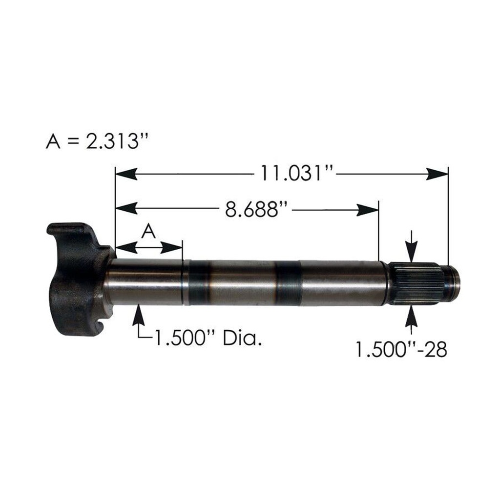 CAMSHAFT LH 125.281102.01  	R607325