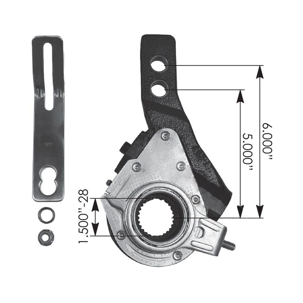 HALDEX TYPE SLACK ADJUSTER 5IN-6IN       135.2830   	40910732
