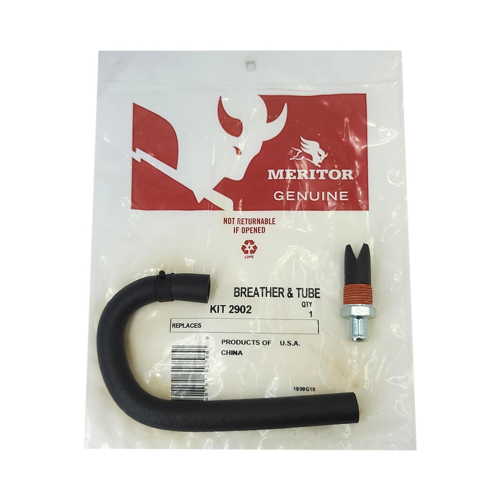 MERITOR GENUINE DRIVE AXLE BREATHER AND TUBE - KIT2902