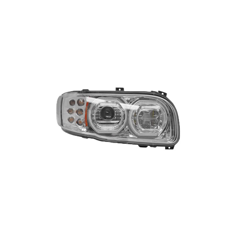 Headlamp LED LH Peterbilt 564.75046DCY 35784