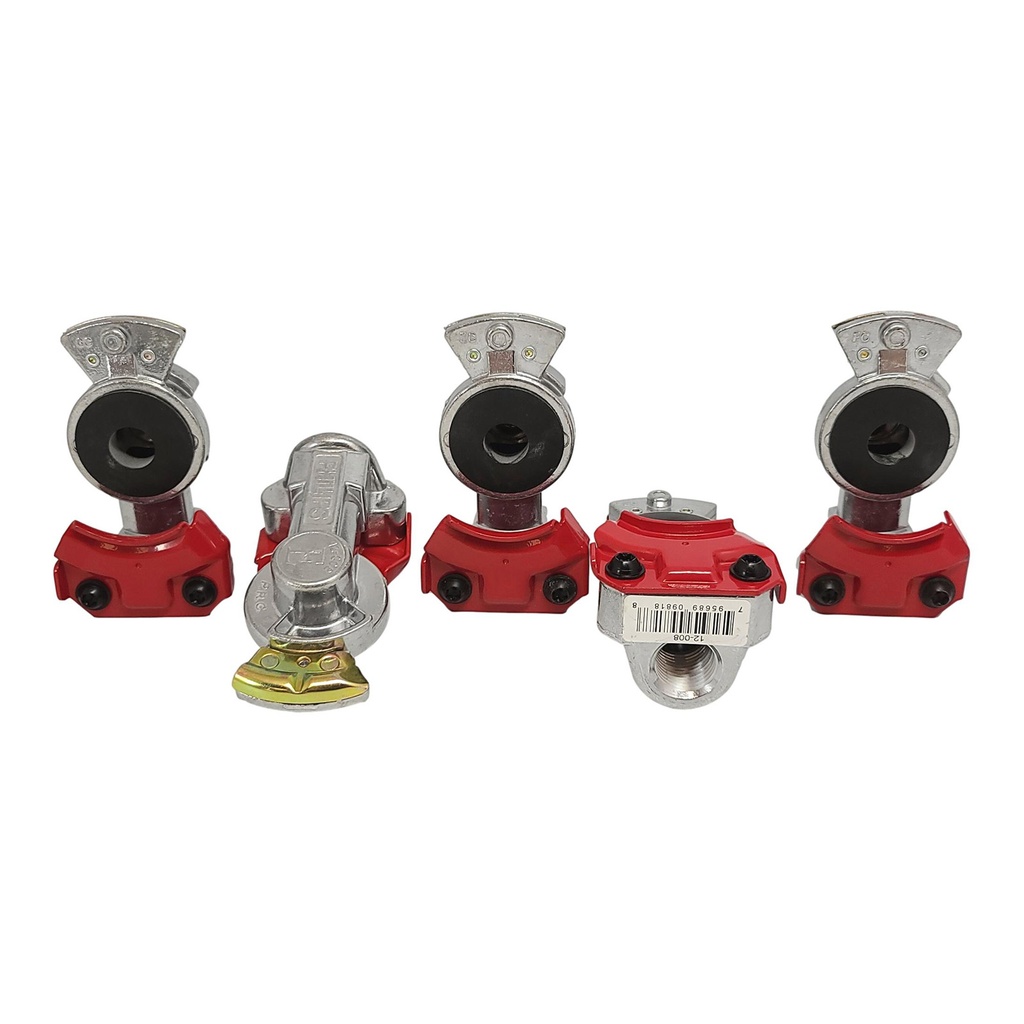 X5 Genuine Phillips Red/Emergency Straight Mnt Std Gladhand 12-008