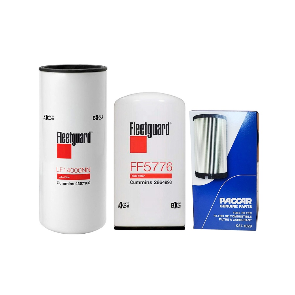CUMMINS OIL CHANGE KIT LF14000, FF5776, K37-1029