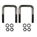 U Bolt Kit Square 3/4in X 4in X 5-3/4in  AUBK8254-05    EUB825505