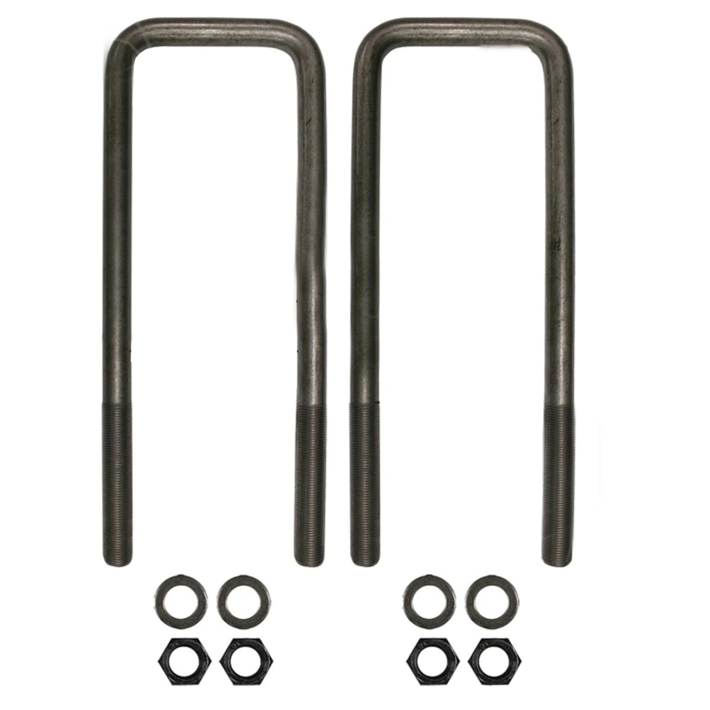 U Bolt Kit Square 3/4in X 4in X 12-7/8in   AUBK8254-127   R30U825412