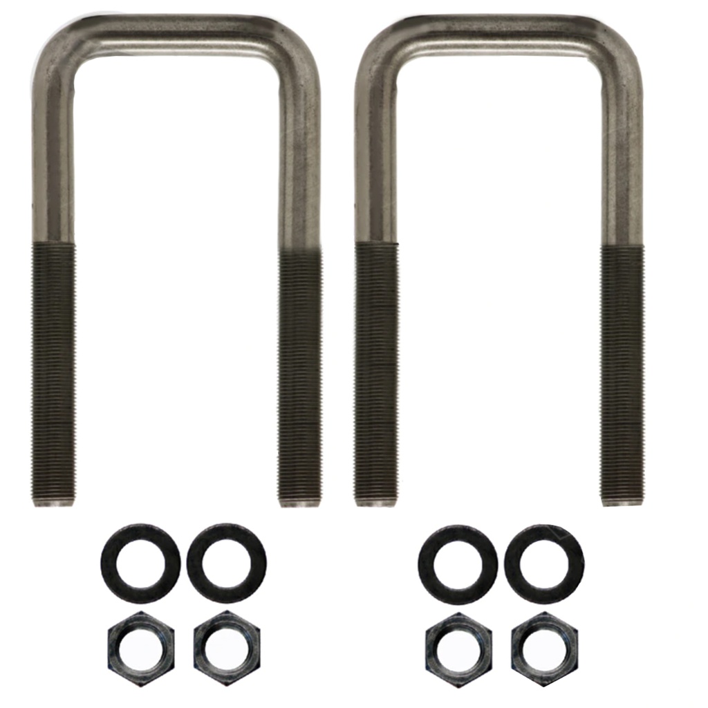 U Bolt Kit Square 7/8in X 4in X 8-3/8in   AUBK8264-083   6813220725