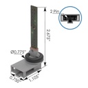 MAHLE BEHR Cabin Air Temp Sensor Freightliner 577.46621BE  ASE 1 000P