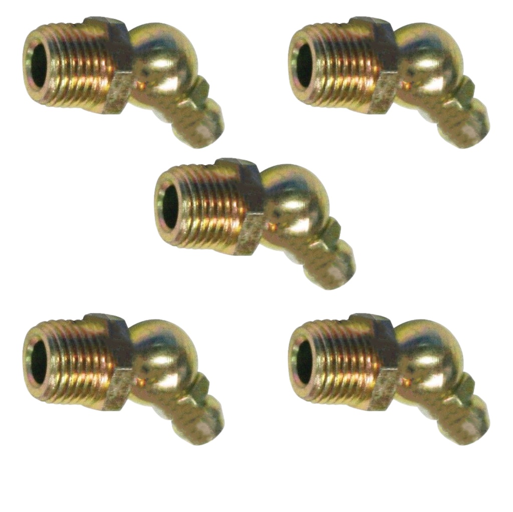 Grease Fitting 1/8in- 27 45 Deg Elbow  G453  44AX98	  ( PACK OF 5 )