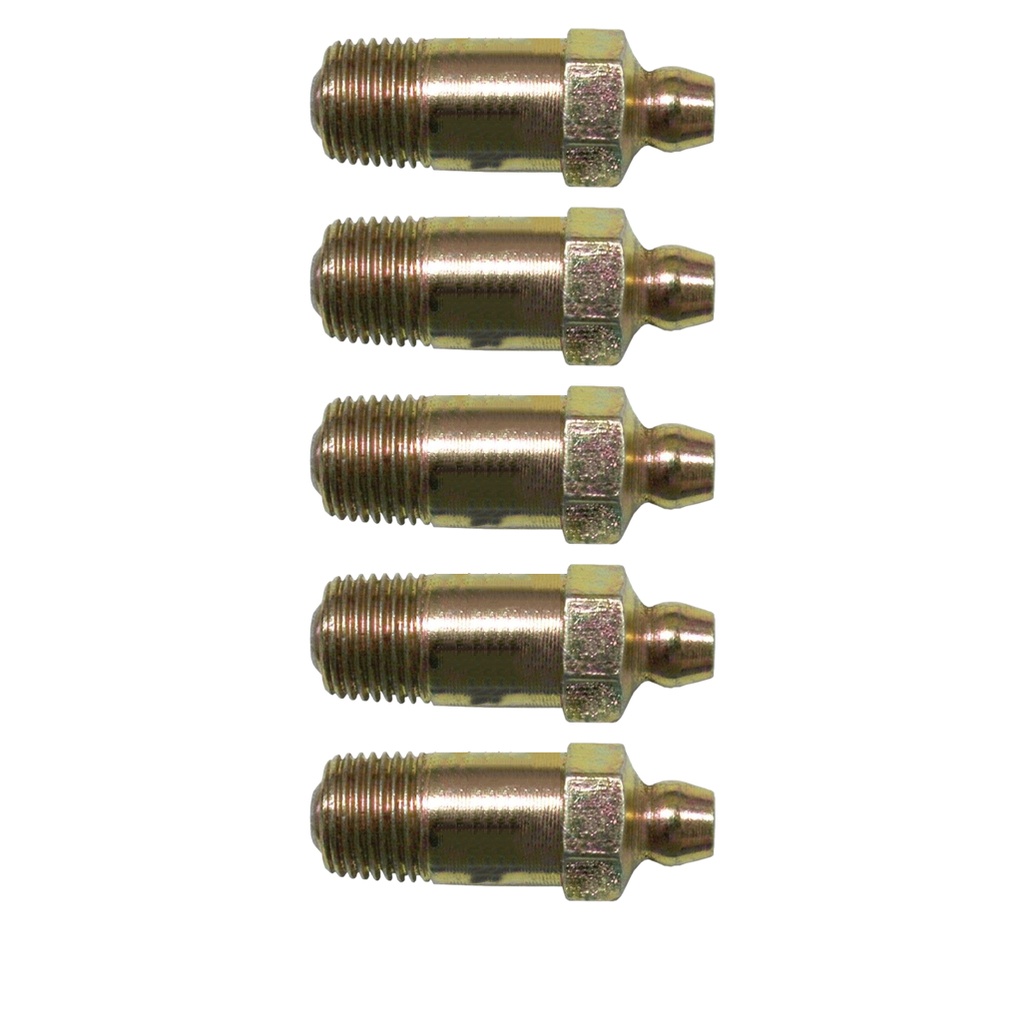 Grease Fitting 1/8-27 NPT STRAIGHT 1-1/4in   G815  ( PACK OF 5 )