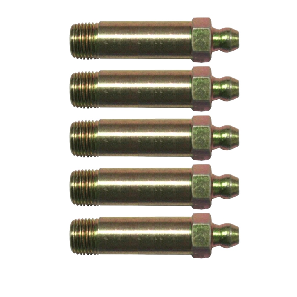 Grease Fitting 1/8-27 NPT STRAIGHT 1-3/4in L  G860 (PACK OF 5 )
