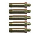 Grease Fitting 1/8-27 NPT STRAIGHT 1-3/4in L  G860 (PACK OF 5 )
