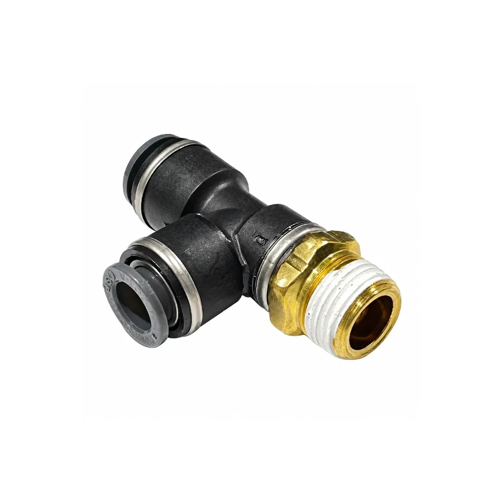 PLC Swivel Male Run Tee 3/8 X 3/8in  177.11716C   371PTC66  QL13716C  S771PMT66