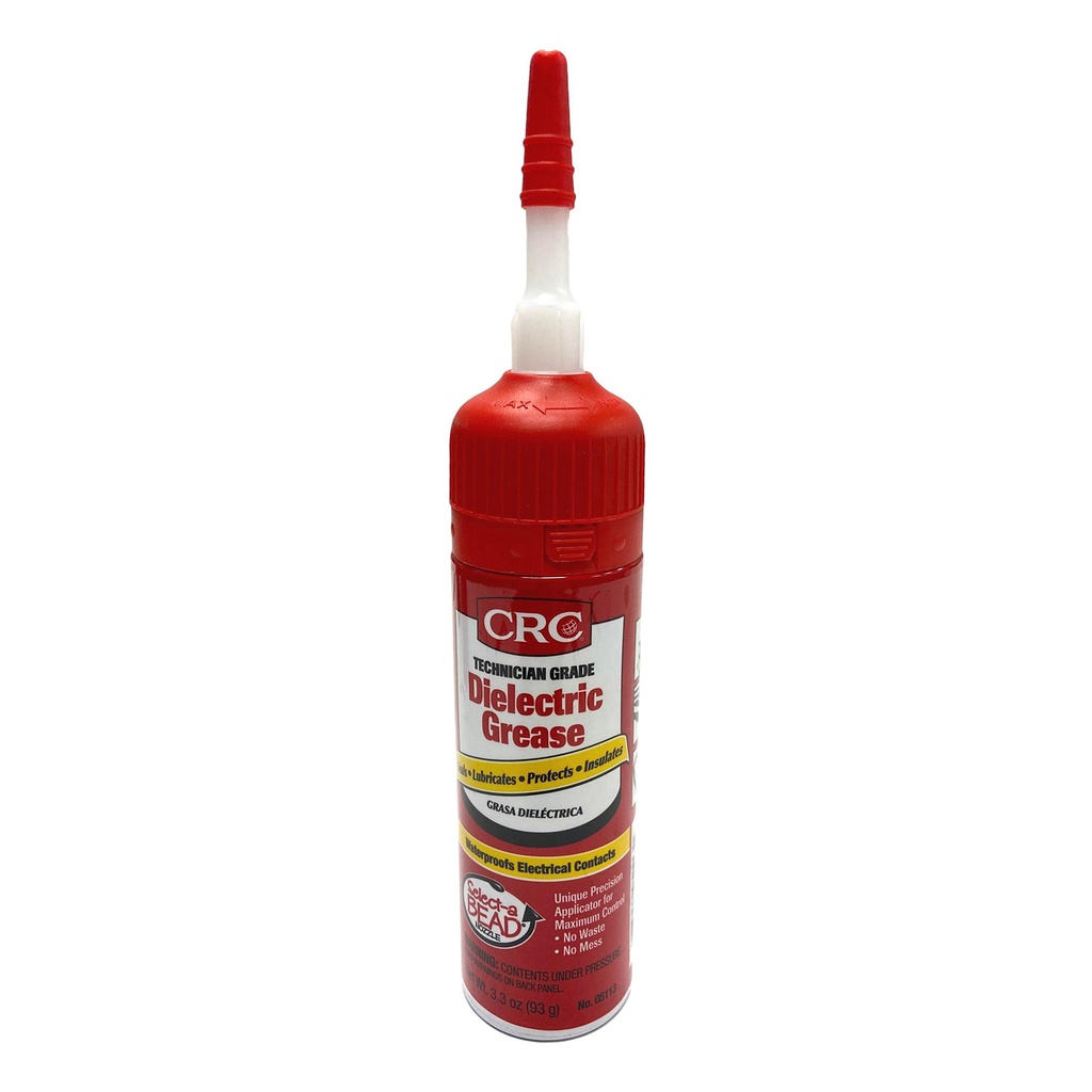 CRC 05113 Technician Grade Dielectric Grease, 3.3 Wt Oz - Select a Bead Nozzle
