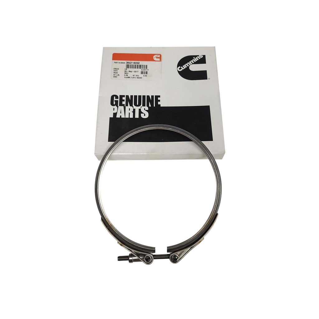 OEM CUMMINS CLAMP,TUR V BAND 3521832