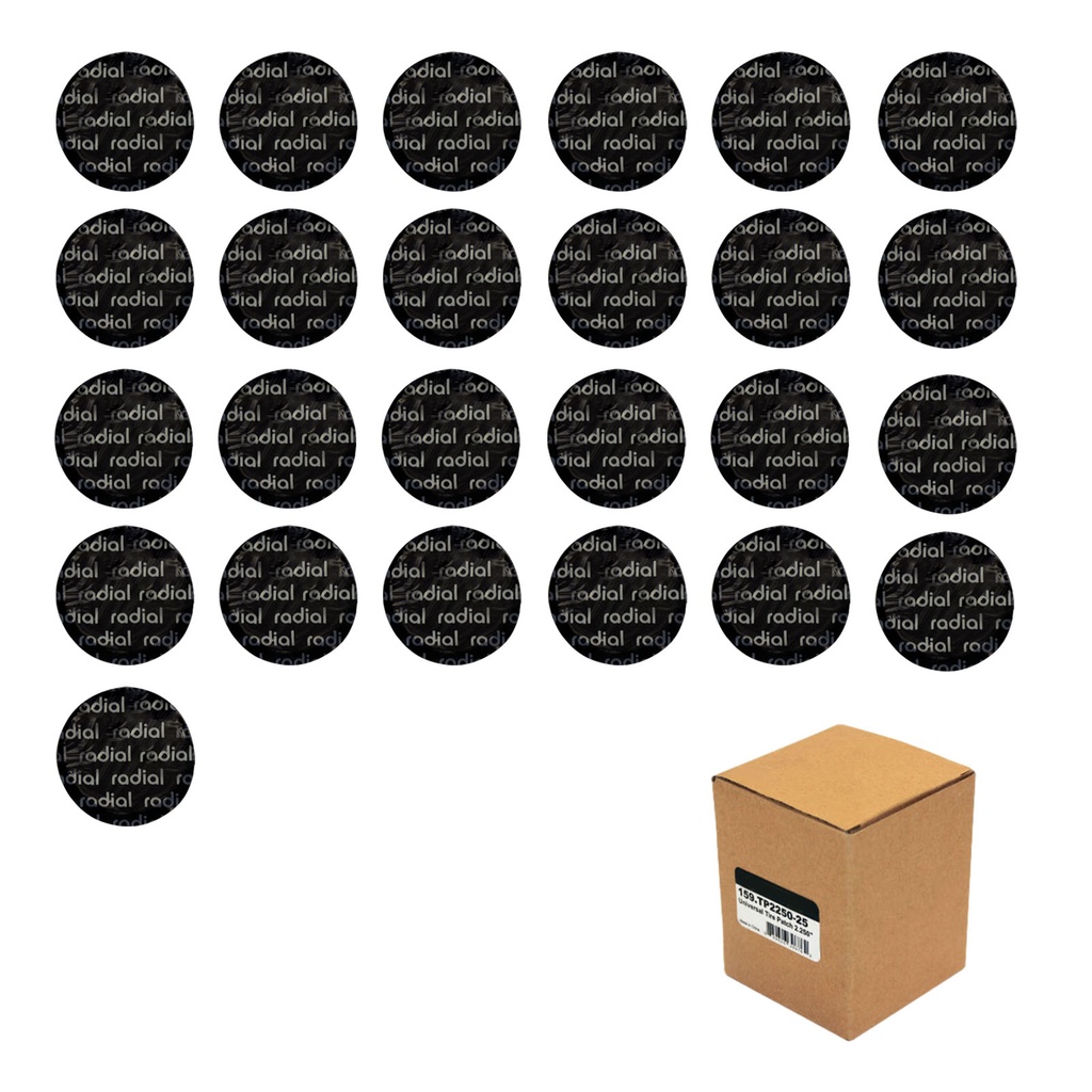 Universal Tire Patch 2.250in  159.TP2250-25  *(25 PCS)*