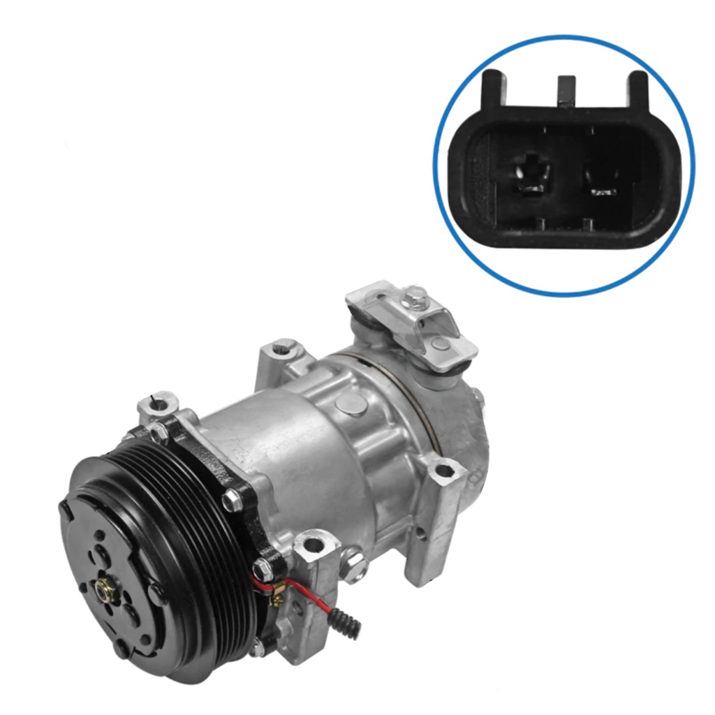 Mahle AC Compressor 7H15 Type Behr 830.31007BE 1402019 F69-6000 F69-6002-122