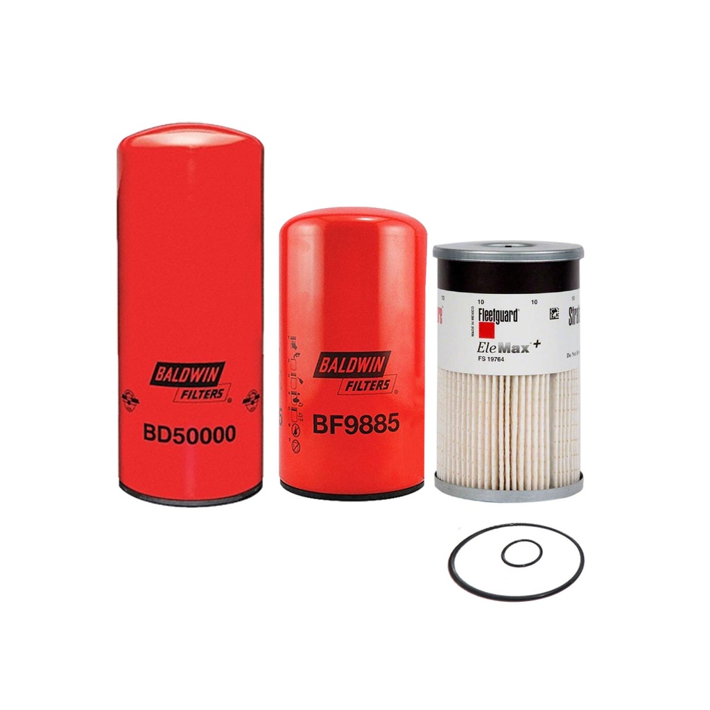 CUMMINS OIL CHANGE KIT BD50000, BF9885, FS19764