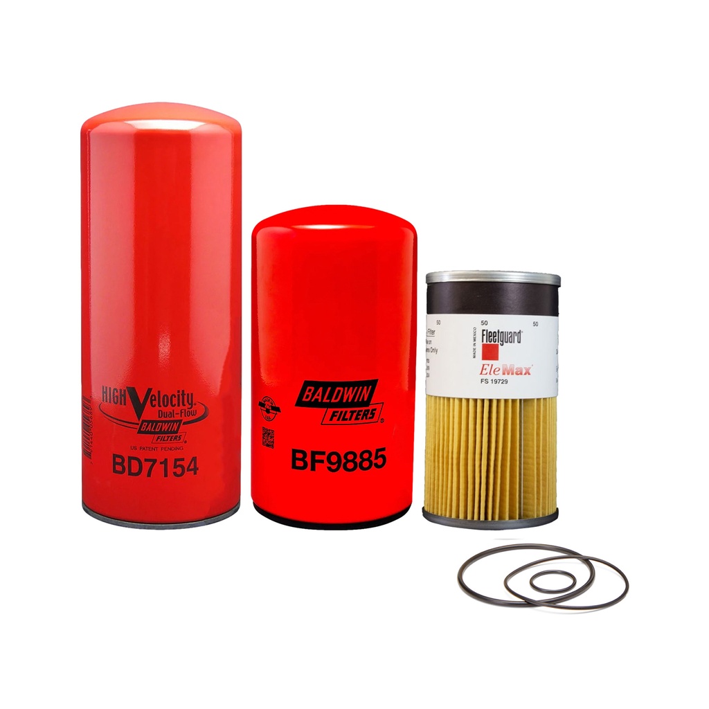 CUMMINS OIL CHANGE KIT BD7154, BF9885, FS19729