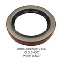Oil Seal 181.475003N   	475003N