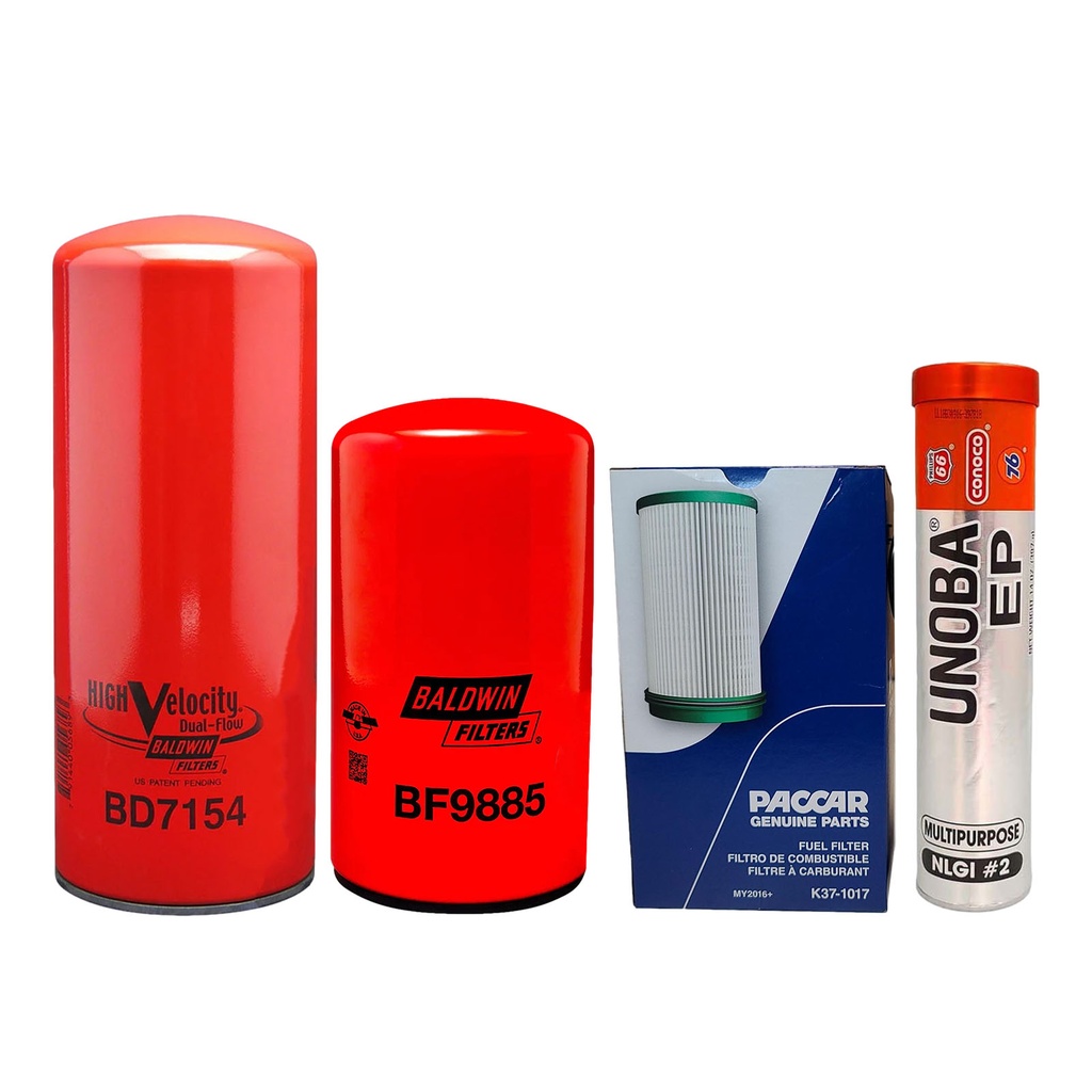CUMMINS OIL CHANGE KIT BD7154, BF9885, k37-1017, FREE GREASE