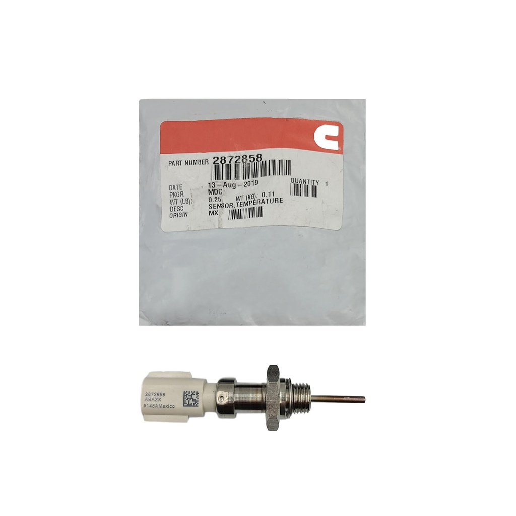 New OEM Genuine Cummins TEMPERATURE SENSOR 2872858