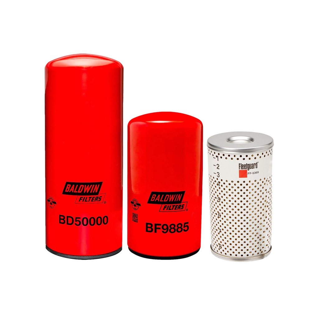 CUMMINS OIL CHANGE KIT BD50000, BF9885,FF-5369