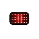 S/T/T Light LED 3-1/2in X 5-1/4in Red   571.LD45R52   4550