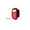 S/T/T Box Light LED w/ o Side Marker Red 571.LD501R42 G5092 38478 STL60RLB