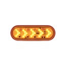 Turn Signal 6in Oval SEQ LED Amber  571.LD602A25   60280Y