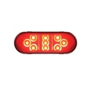 S/T/T LED 6in Oval Red Male 3 Pin   571.LD603R9   54132