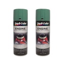 Dupli-Color DE1618 Detroit Alpine Green Engine Enamel with Ceramic 12oz 2Pack