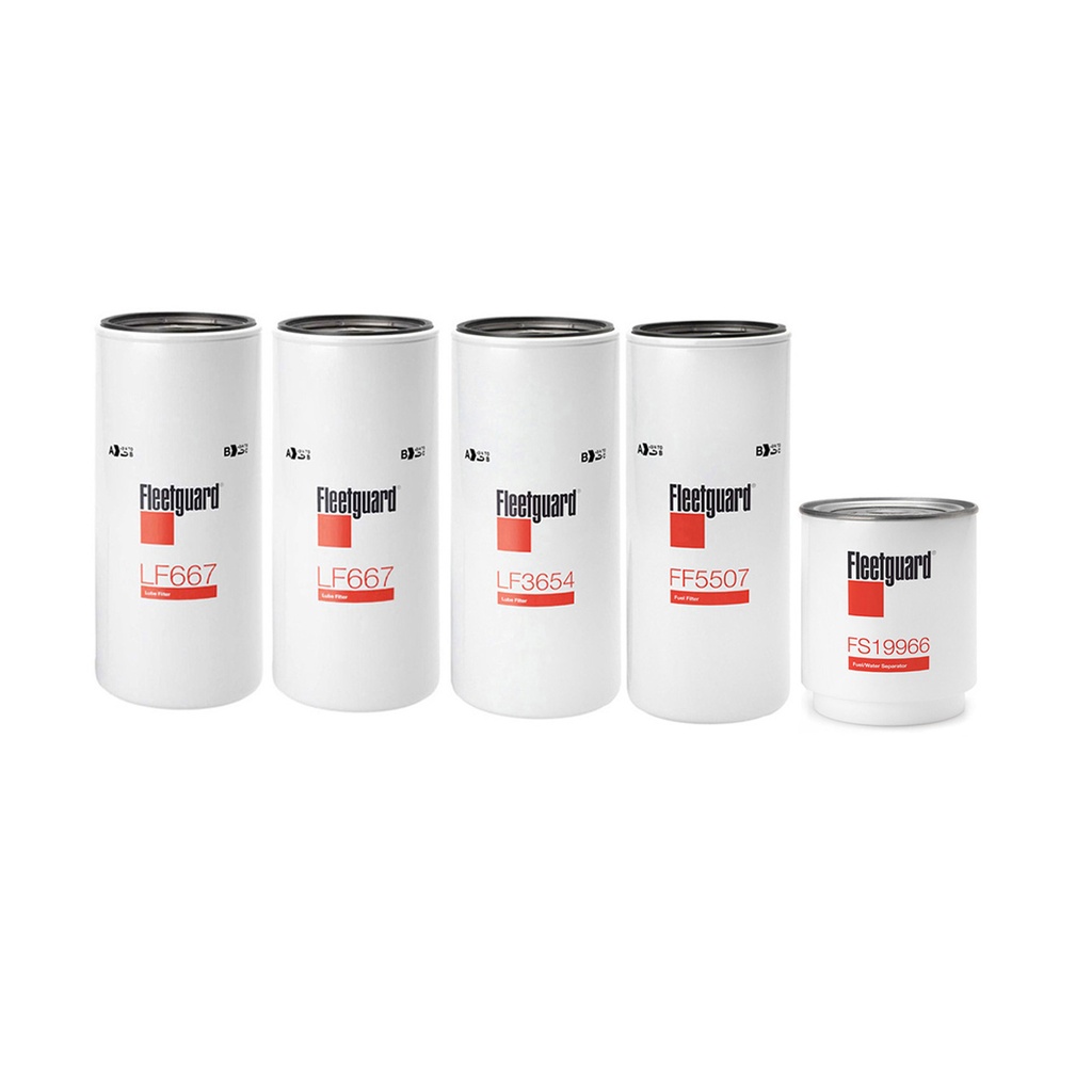 VOLVO OIL CHANGE KIT LF667, FF5507, LF3654, FS19966, FREE GREASE