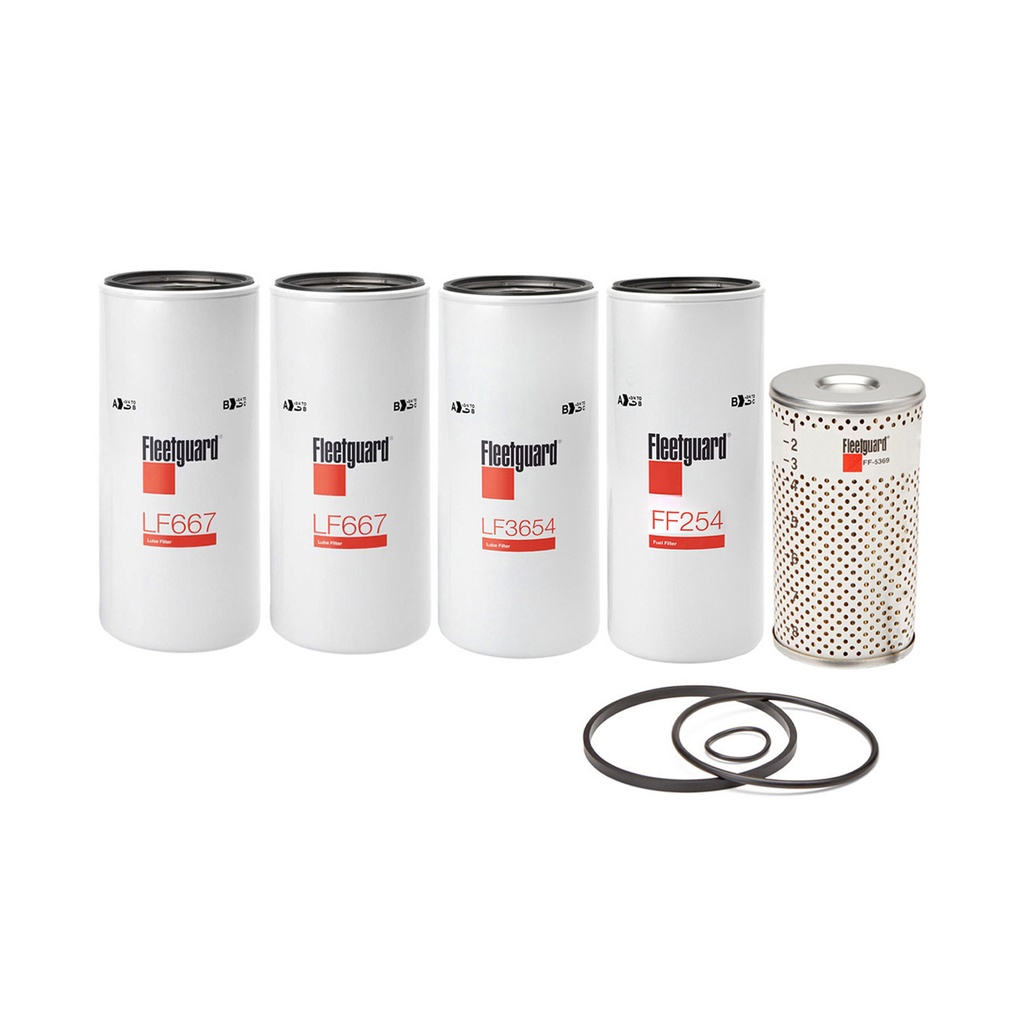 VOLVO OIL CHANGE KIT, LF667, FF254, LF3654, FF5369