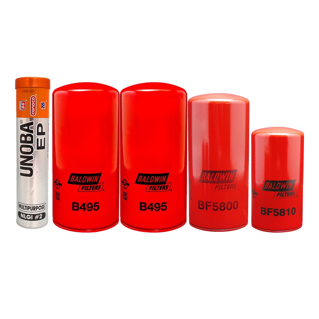 DETROIT OIL CHANGE KIT, B495, BF5810, BF5800, FREE GREASE