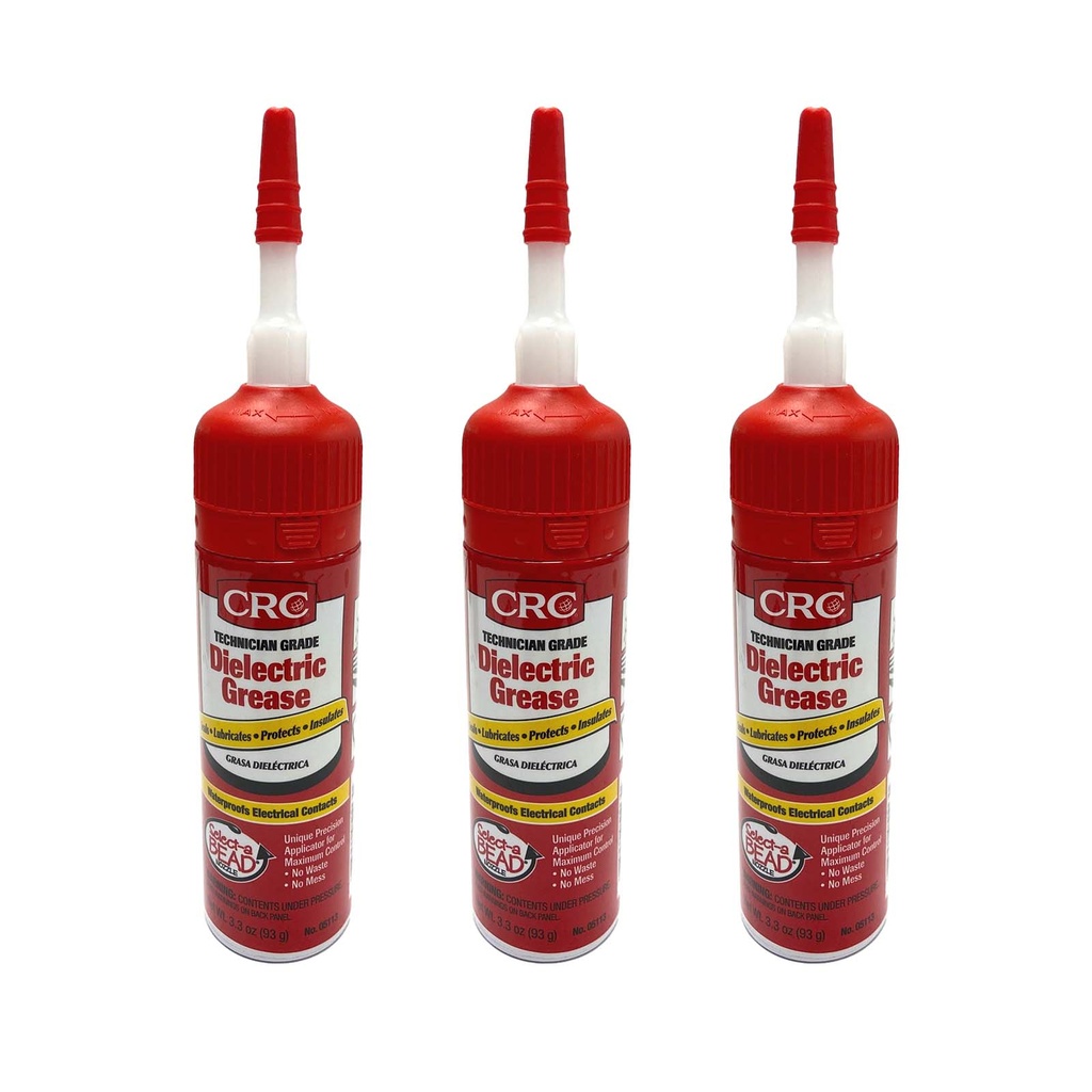 CRC 05113 Technician Grade Dielectric Grease, 3.3 Wt Oz -*(Pack of 3)*