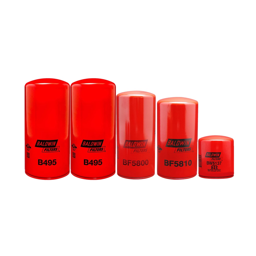 DETROIT OIL CHANGE KIT B495, BF5810, BF5800, BW5137