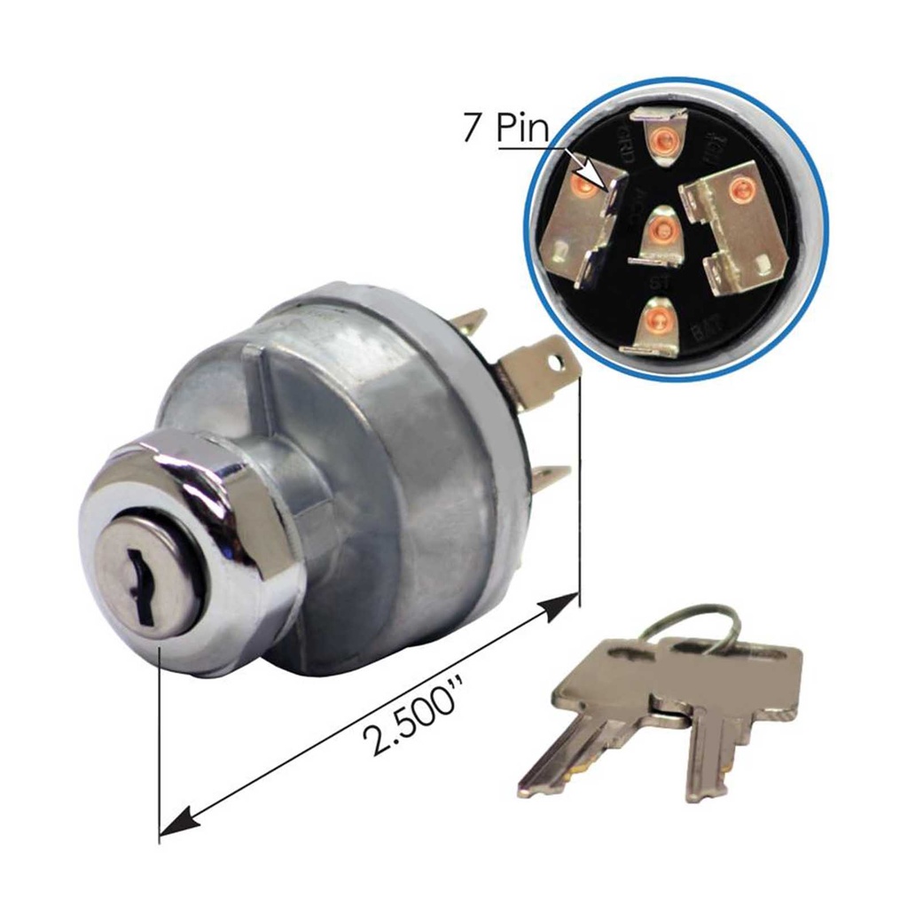 [6I-AS70-O5VO] Ignition Switch Kenworth  577.59548WC, P27-1048  P271048