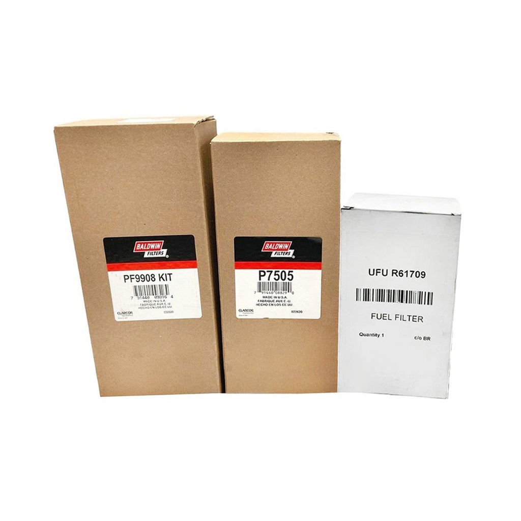 OEM DETROIT OIL CHANGE KIT P7505, PF9908, UFU R61709