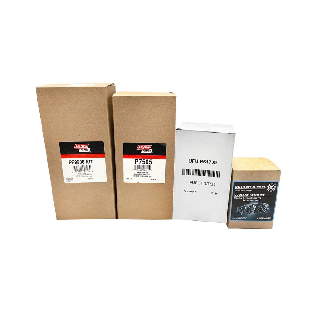 DETROIT OIL CHANGE KIT, P7505, PF9908KIT ,UFU R61709, A4722030355