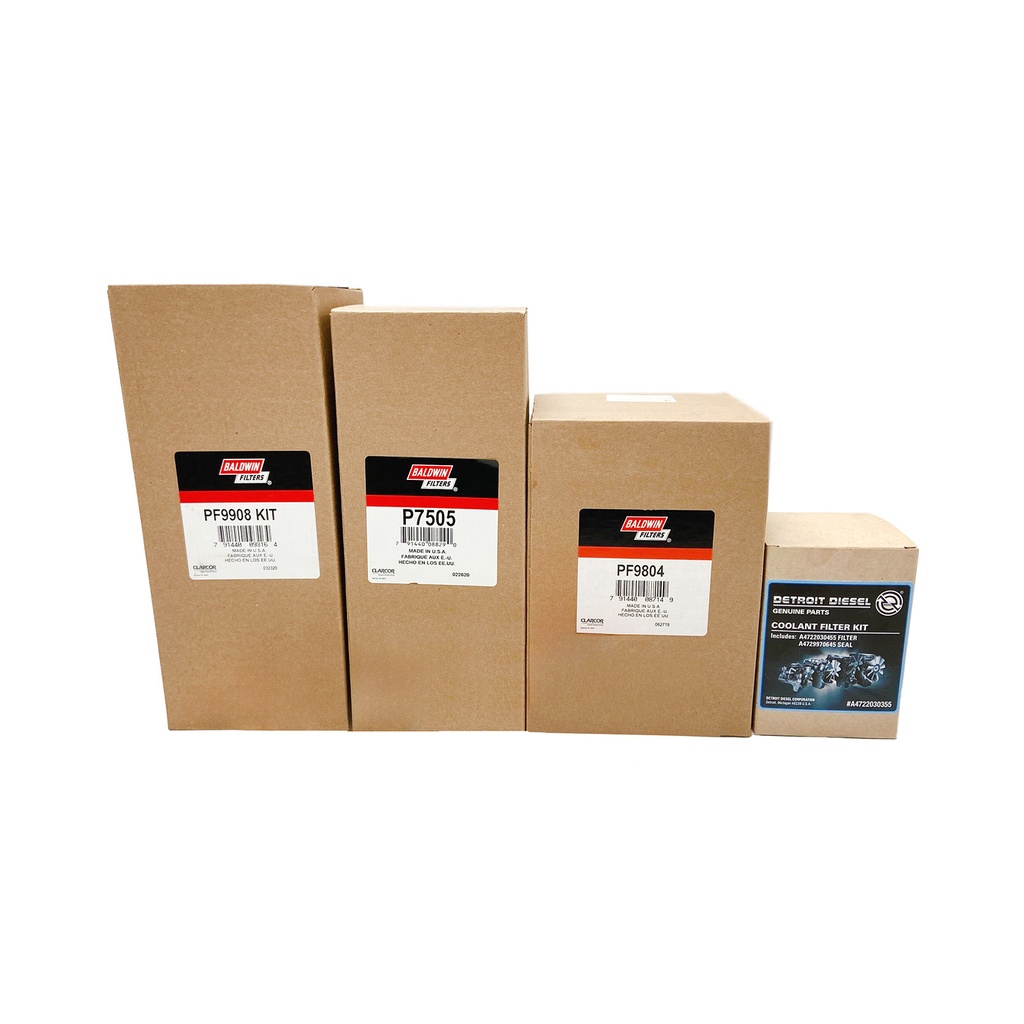DETROIT OIL CHANGE KIT, P7505, PF9908KIT, PF9804, A4722030355