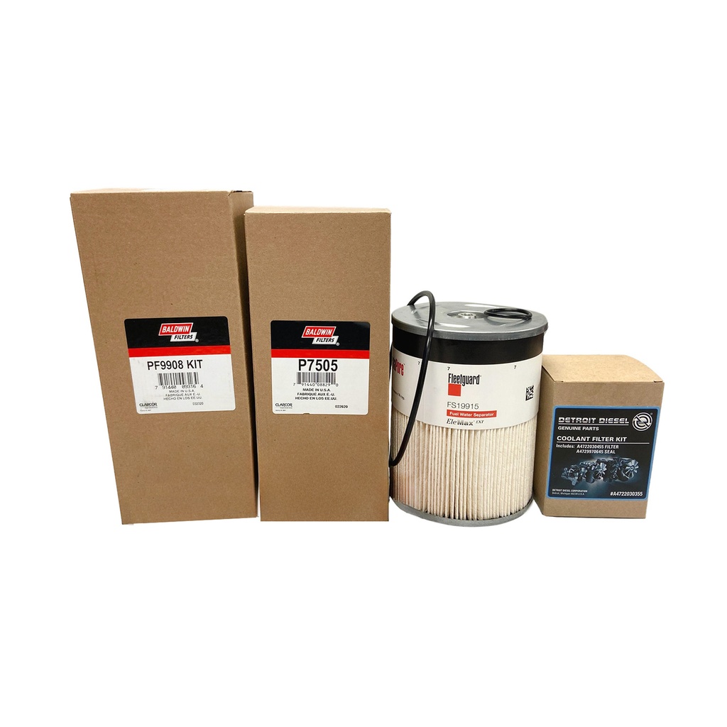 DETROIT OIL CHANGE KIT, P7505,PF9908 KIT, FS19915, A4722030355
