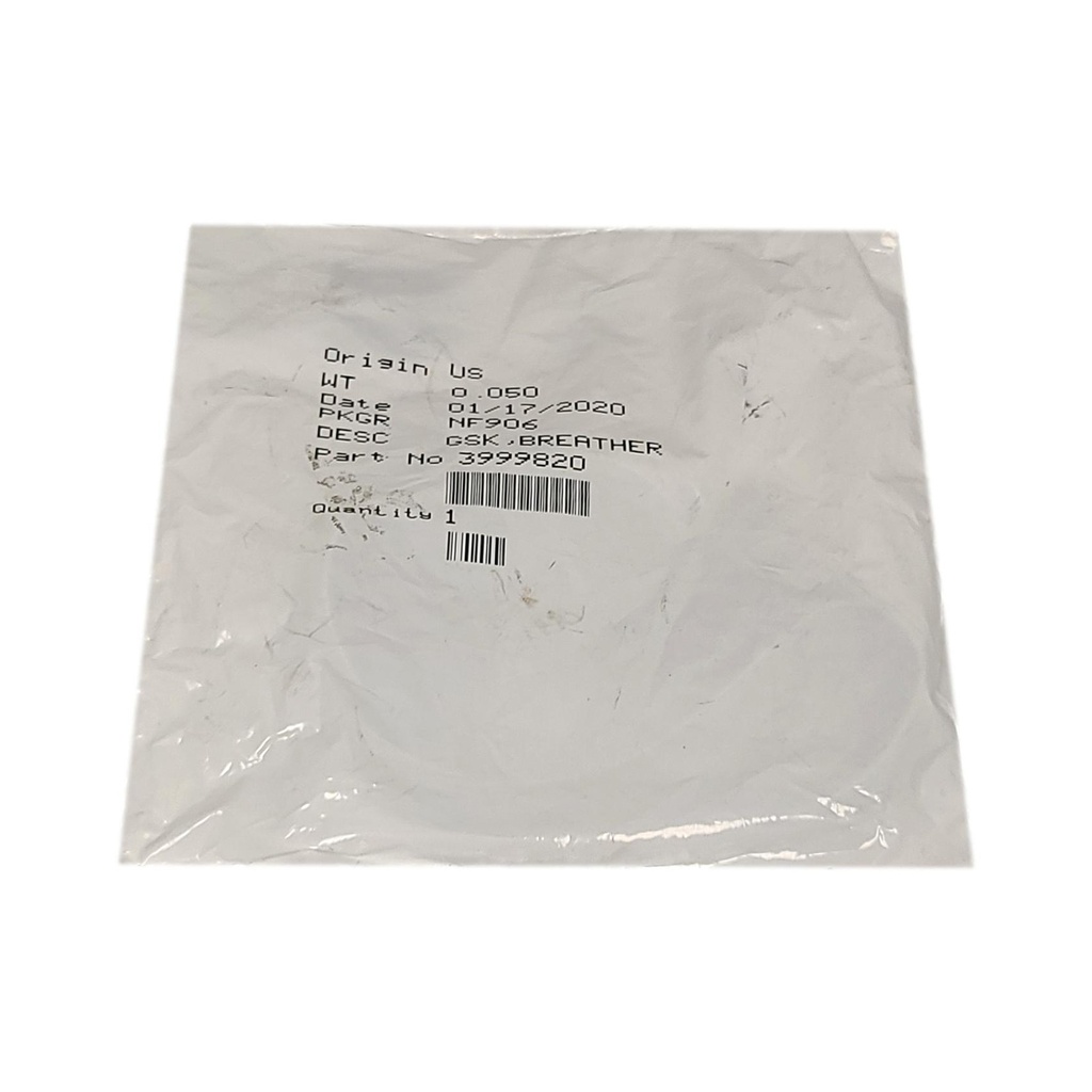 OEM CUMMINS GASKET,BREATHER  3999820