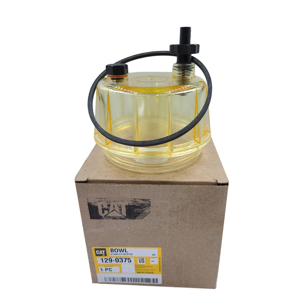 Cat 129-0375 Fuel/water Separator Clear Bowl
