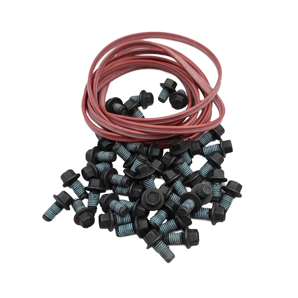 OEM Cummins 4089995 L10 M11 ISM Front Cover Rectangular Gasket Strip Seal Kit