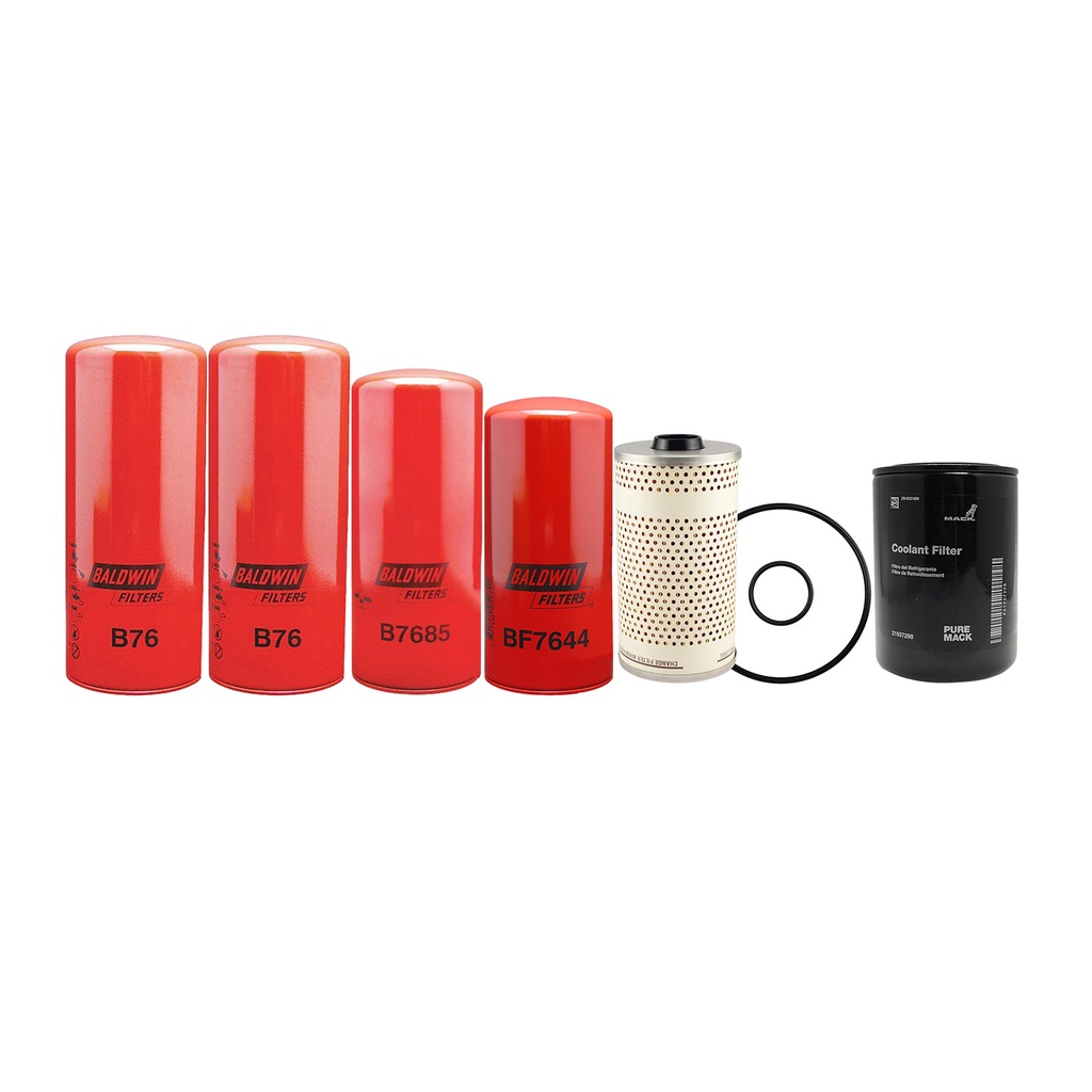 VOLVO OIL CHANGE KIT, B76, BF7644, B7685, PF7744, 21937298